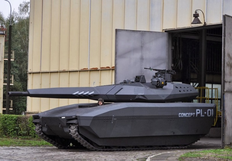 Новый польский стелс танк PL-01