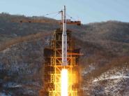Запуск ракеты большой дальности "Ынха-3" (Млечный путь-3)