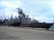 Ракетный катер ”Р-32” во время  испытаний в Феодосии. Середина 2000-х годов