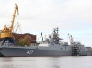 Сторожевой корабль ”Адмирал флота Советского Союза Горшков” в процессе достройки